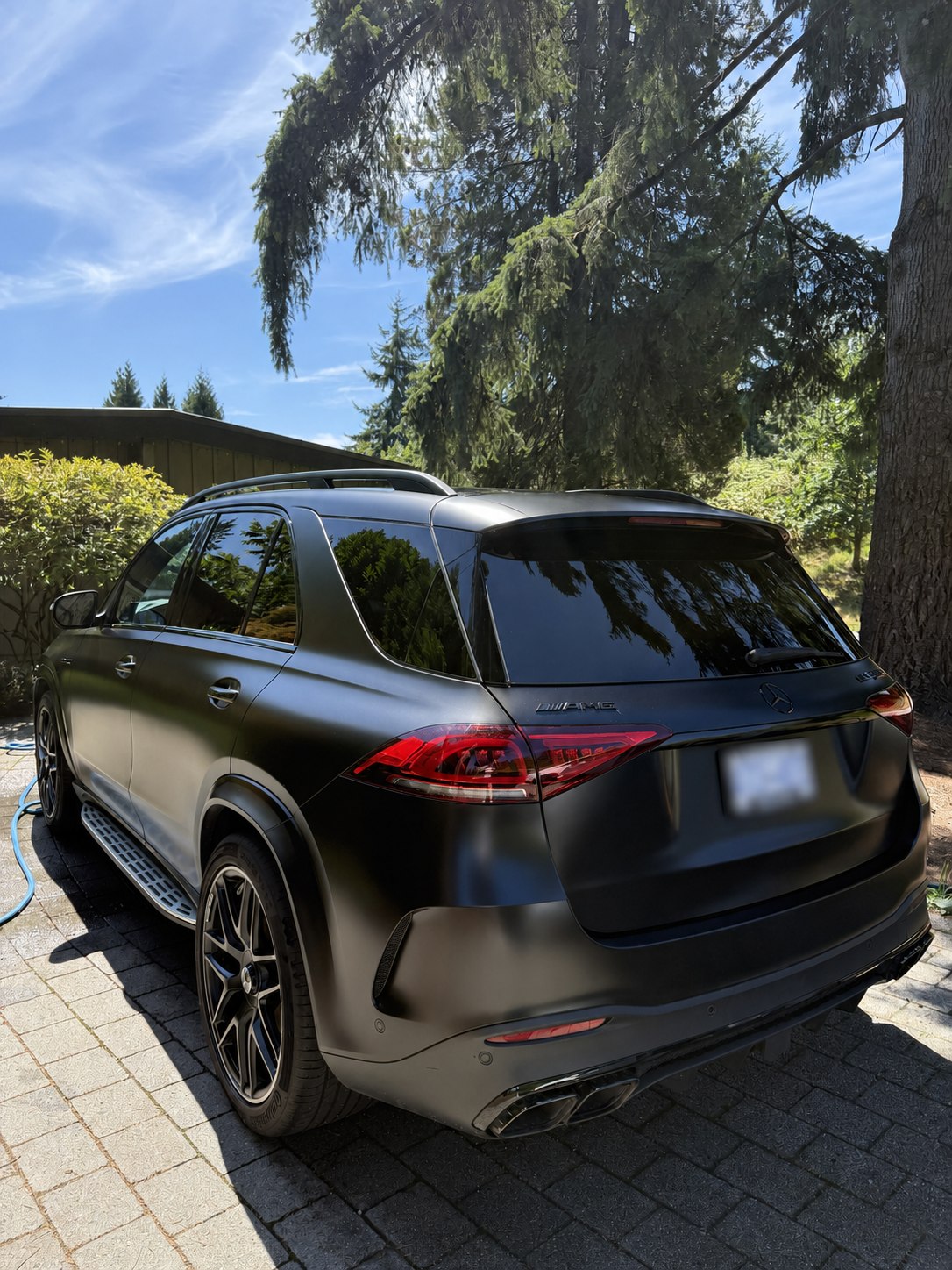 Mercedes-AMG SUV after professional mobile detailing