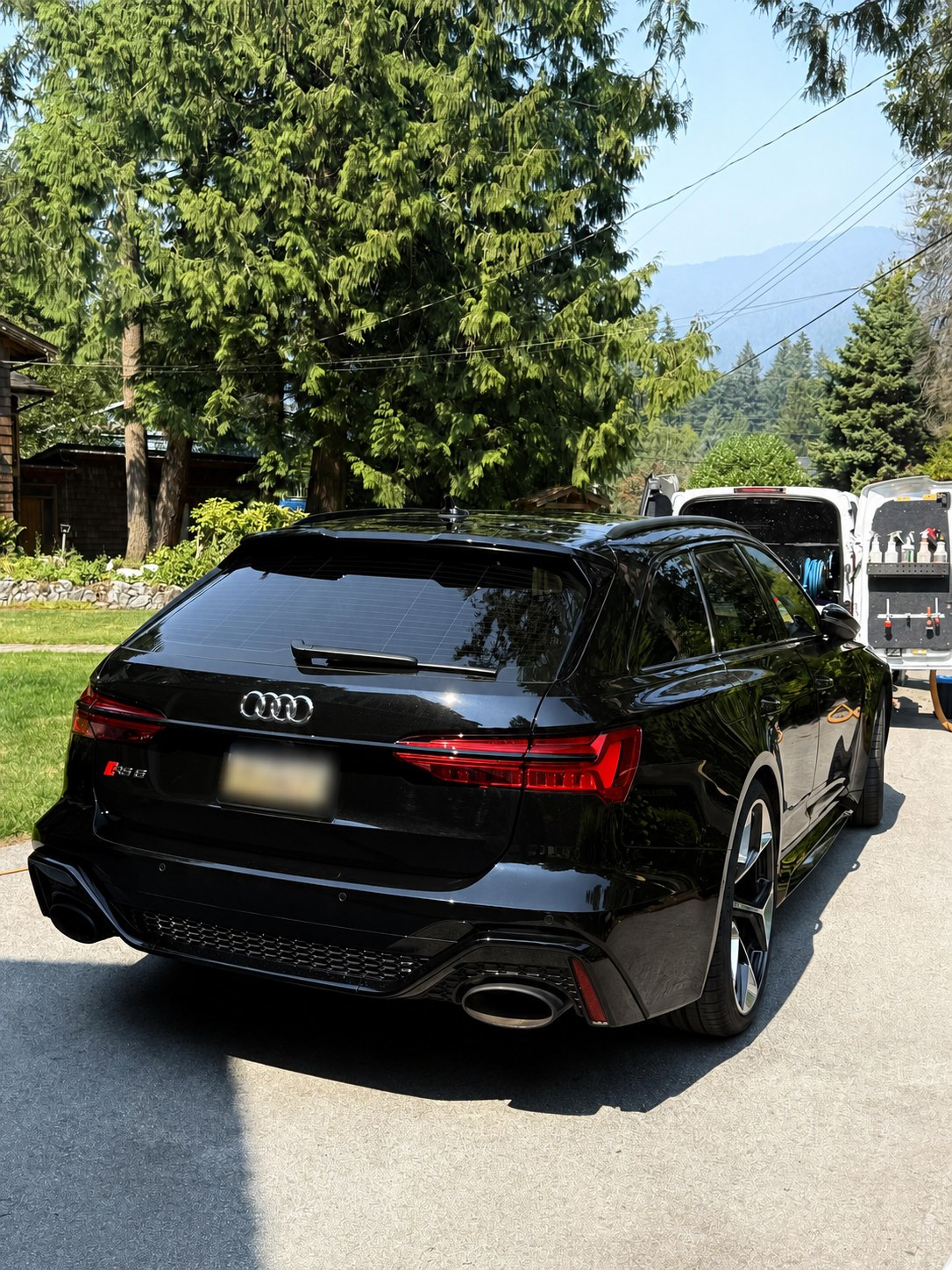 Audi RS6 after professional mobile detailing