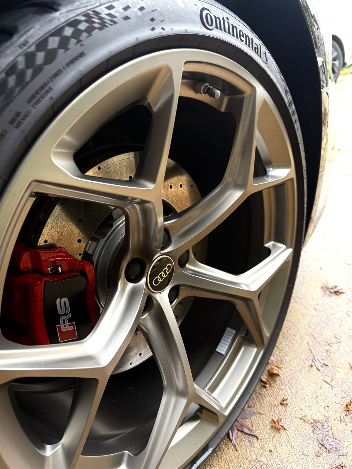 Audi wheel detail after professional mobile detailing