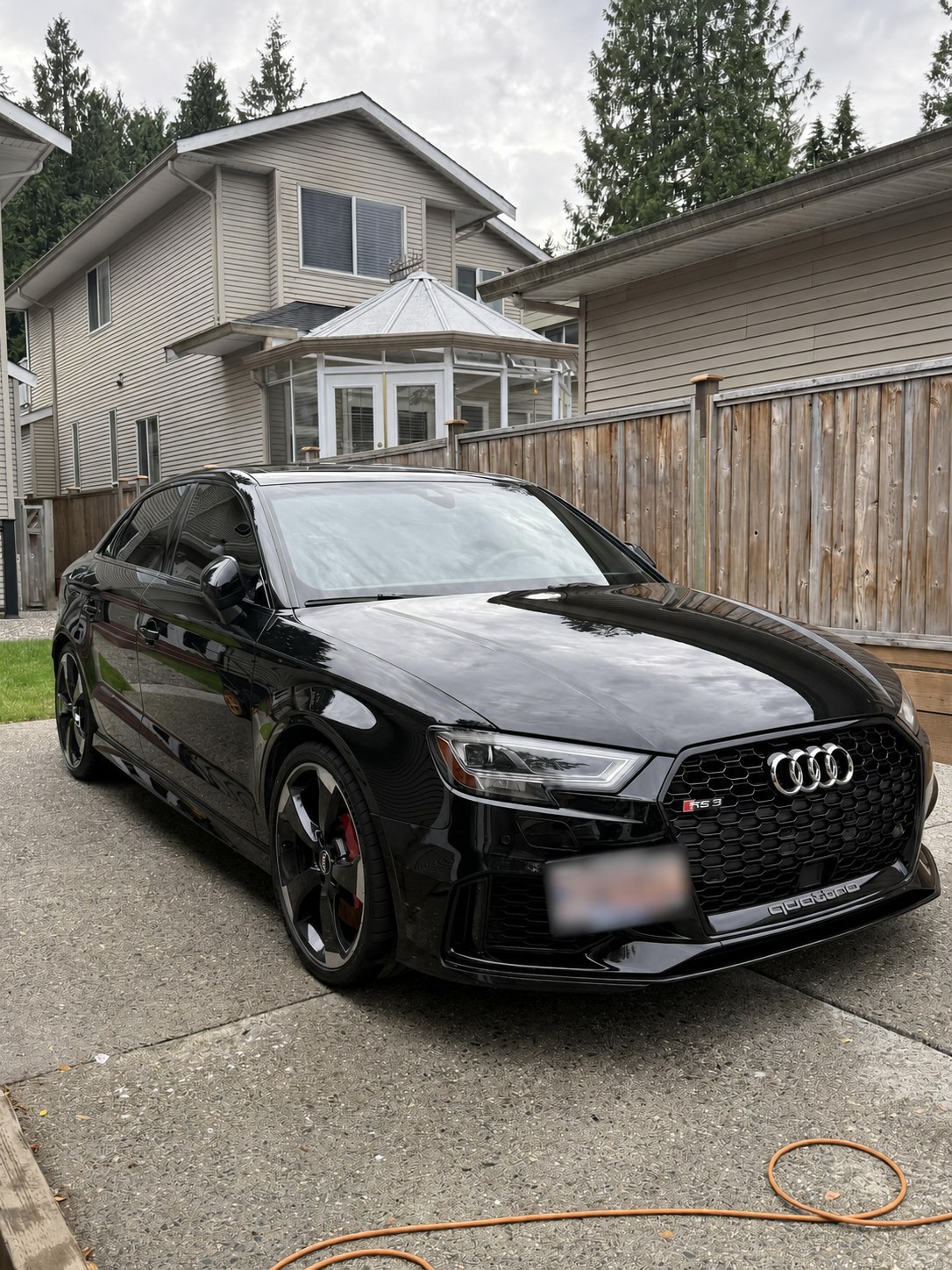 Audi RS3 after professional mobile detailing