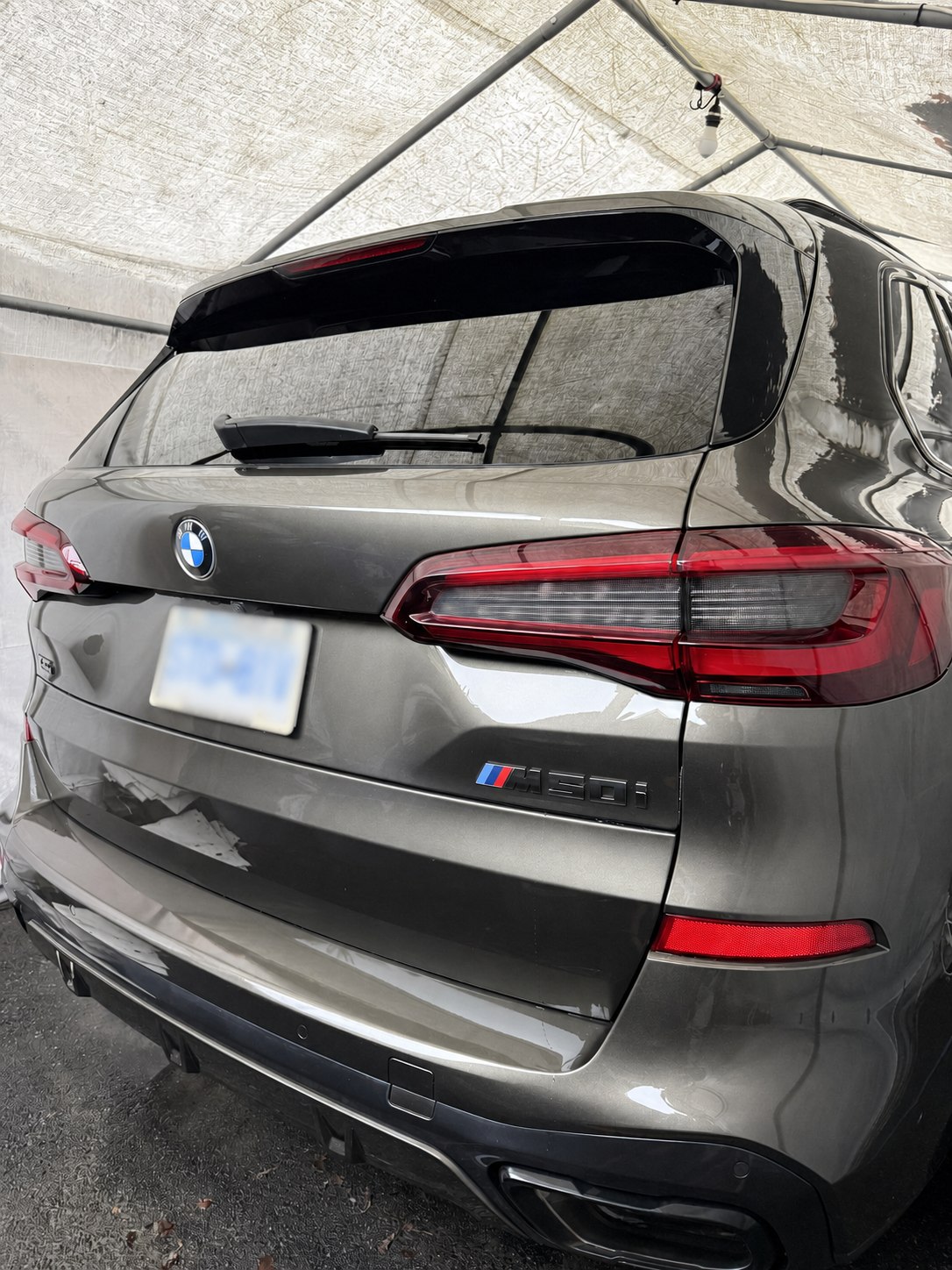 BMW X5 M50i after professional mobile detailing