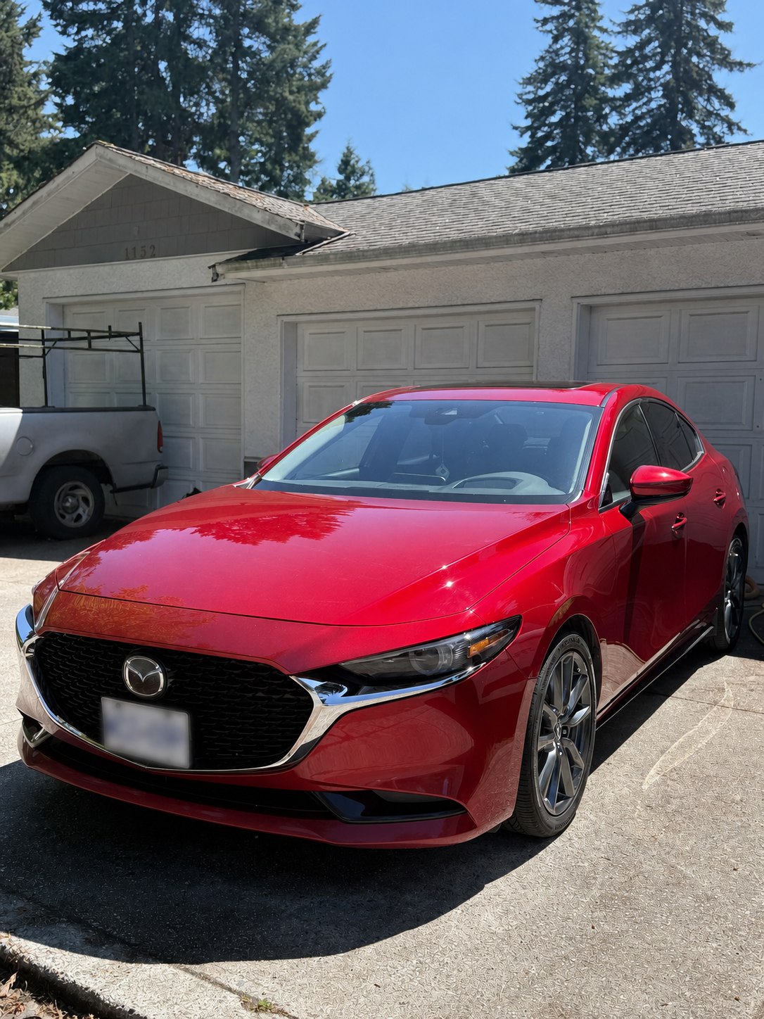 Mazda 3 after professional mobile detailing
