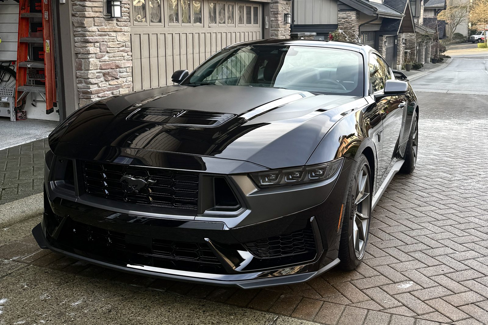 Mustang Dark Horse after professional mobile detailing