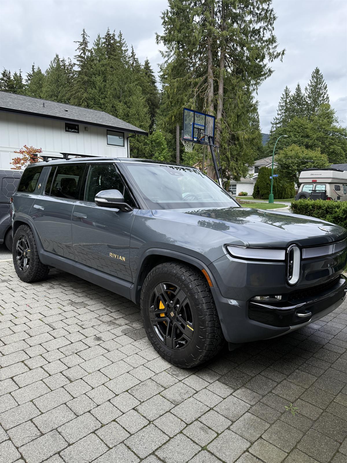 Rivian SUV after professional mobile detailing